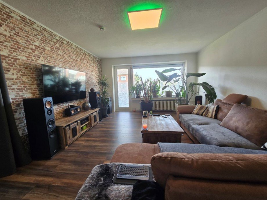 Das Wohnzimmer Etagenwohnung Voerde