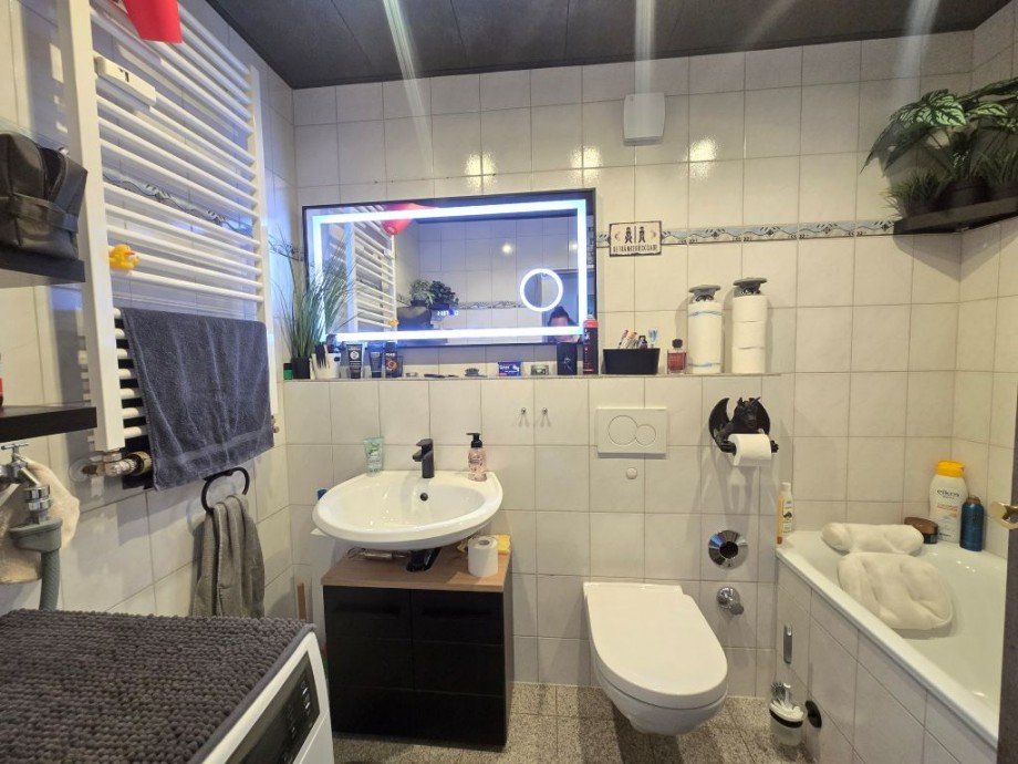 Das Badezimmer Etagenwohnung Voerde