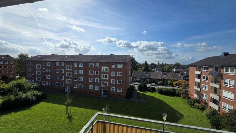 Blick vom Balkon Etagenwohnung Voerde