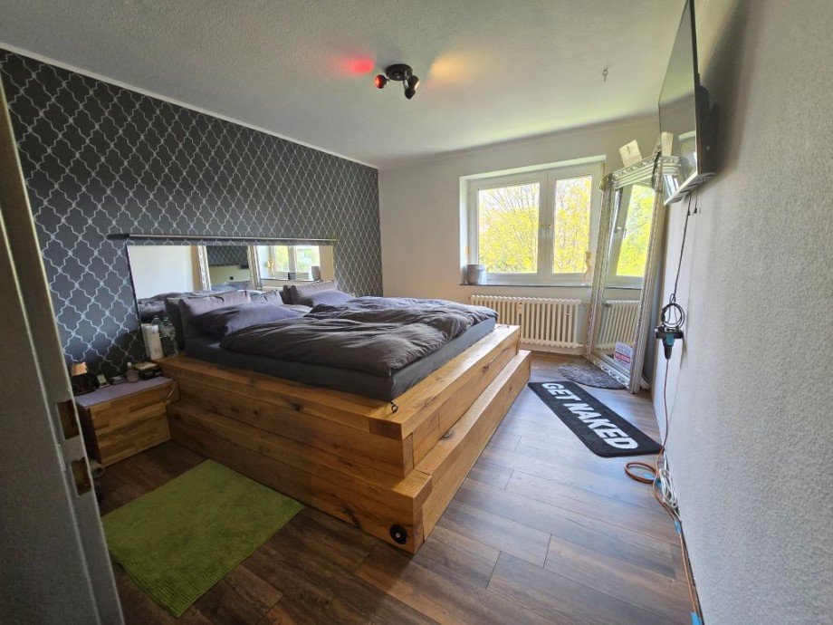 Das Schlafzimmer Etagenwohnung Voerde
