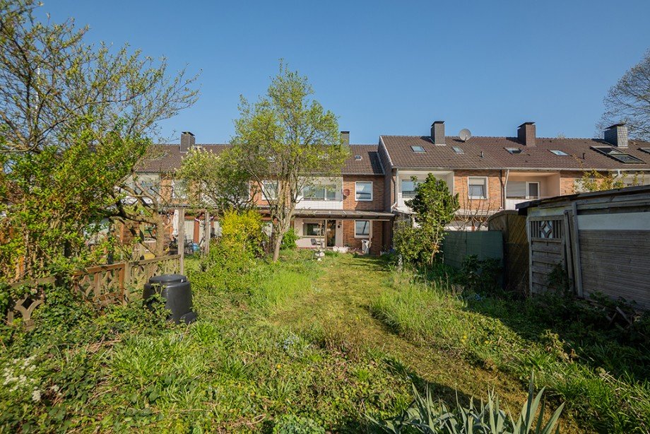 Der Garten Reihenmittelhaus H�nxe-Bruckhausen